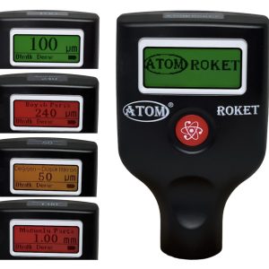 ATOM ROKET OTO BOYA ÖLÇÜM CİHAZI EKRANDA BOYALI MACUNLU DEĞİŞEN YAZAR YAZILI SESLİ RENKLİ UYARIR