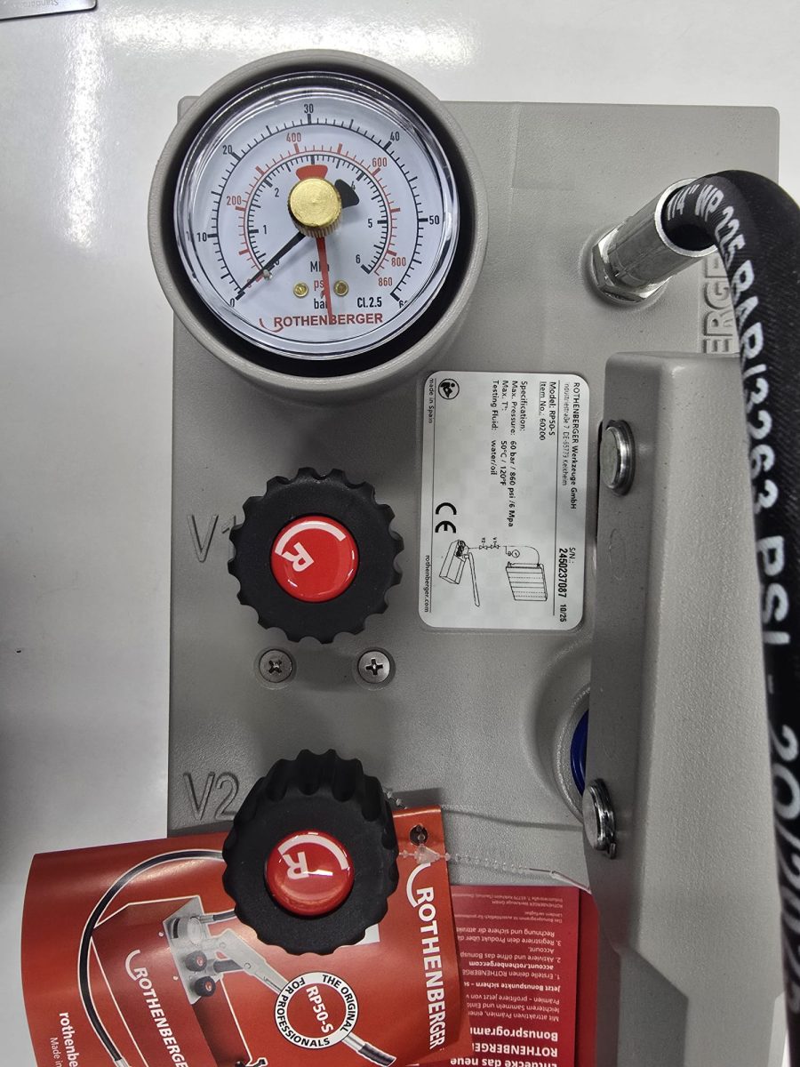 ROTHENBERGER 60200 RP 50-S manuel Test Pompası - Görsel 3