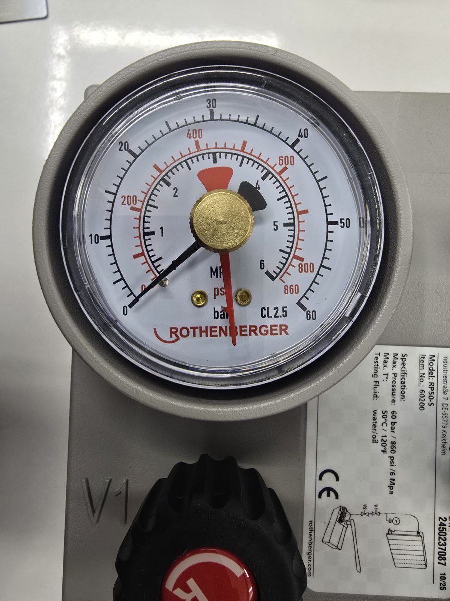 ROTHENBERGER 60200 RP 50-S manuel Test Pompası - Görsel 4