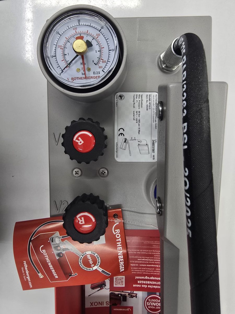 ROTHENBERGER 60200 RP 50-S manuel Test Pompası - Görsel 5