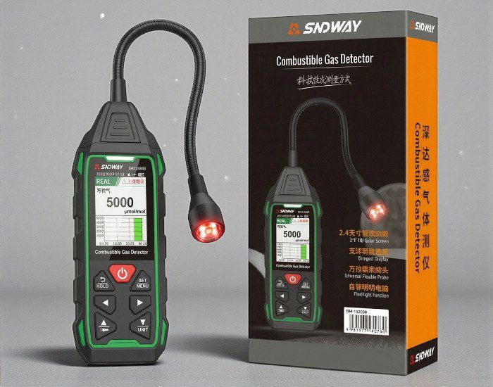 SW-733GS Hassas Yanıcı Gaz Dedektörü | PPM ve LEL Ölçer - Görsel 7
