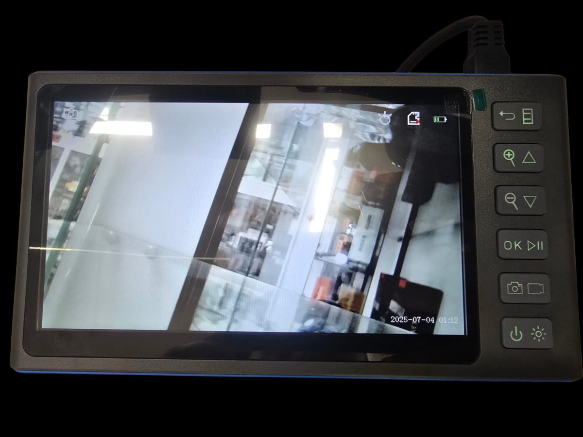 7,0 inç IPS HD ekran 15m 3 Kameralı Monitörlü Sert Tel Kablolu Boroskop Kamera - Görsel 7