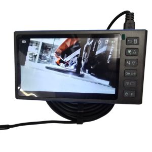 7,0 inç IPS HD ekran 15m 3 Kameralı Monitörlü Sert Tel Kablolu Boroskop Kamera
